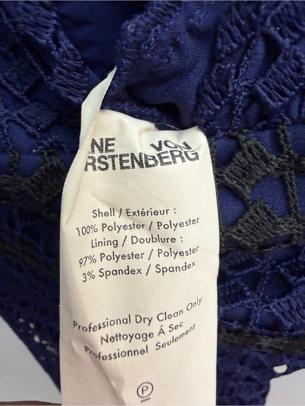*New* Diane von Furstenberg Viera Lace Dress, Size 4 - Picture 6 of 6